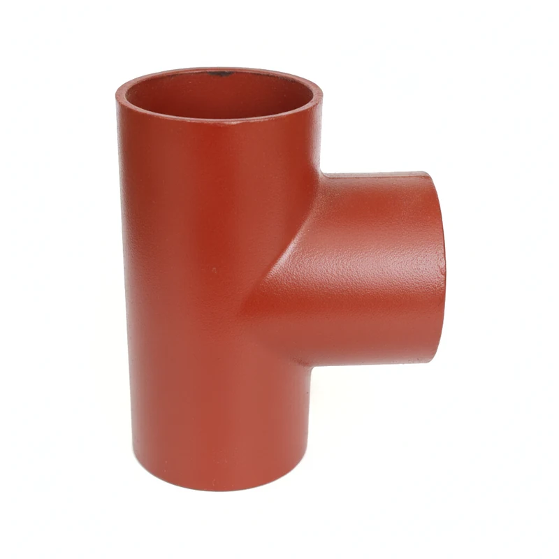 Тройник чугунный SML Ду 150×100×88° безраструбный FP PREIS