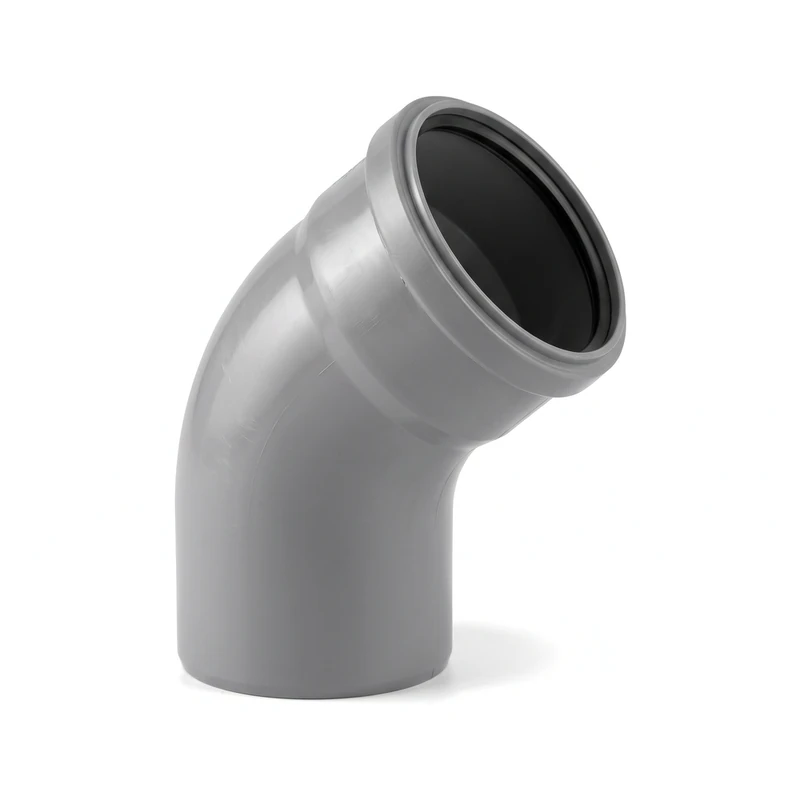 Отвод PP-H Дн 125×45° HT HTB серый Ostendorf
