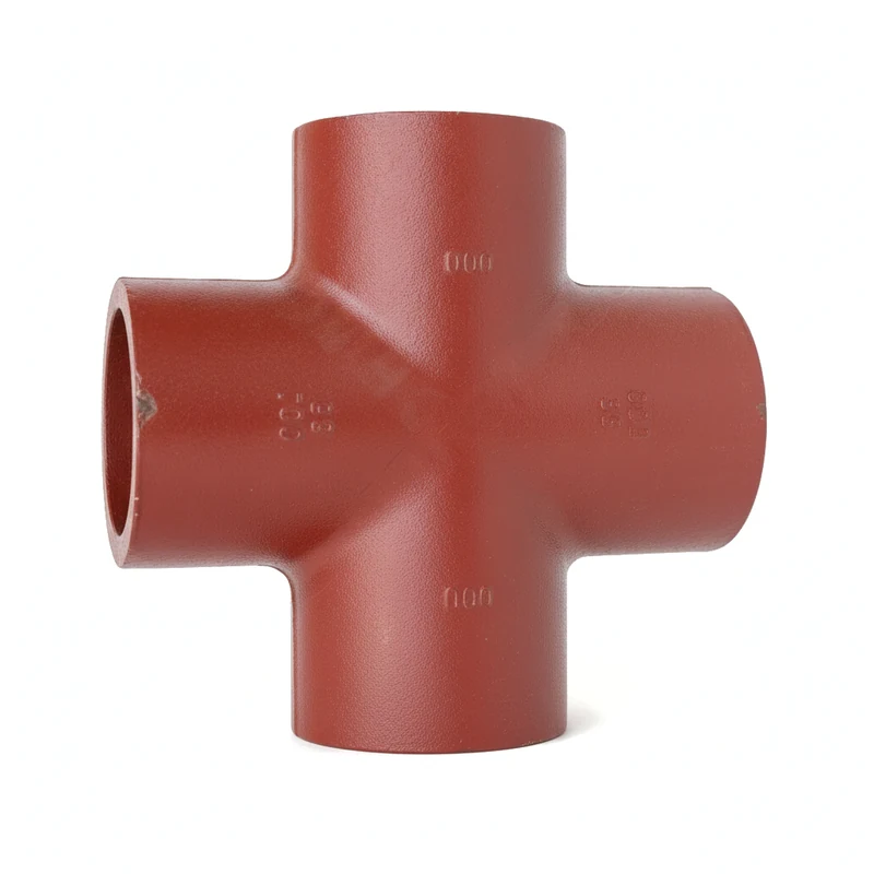 Крестовина чугунная SML Ду 100×100×100×88° безраструбная SGACX