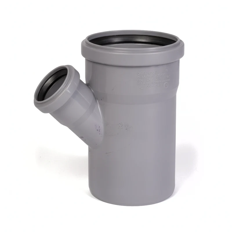 Тройник переходной PP-H Дн 160×110×45° HT HTEA серый Ostendorf
