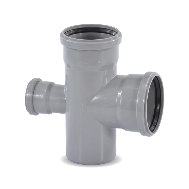 Крестовина 1-плоскостная PP-H Дн 110×110×50×87° HT HTDA серый Ostendorf