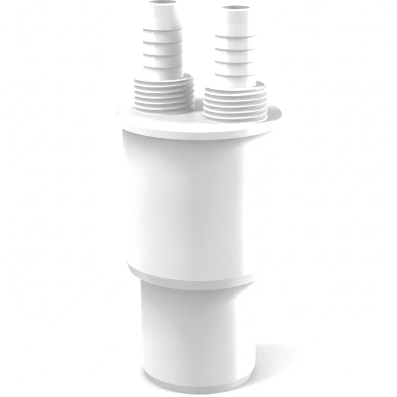 Муфта переходная PP-H Дн 50×40 1/2" HT резьба НР , штуцер 14мм белый Alca Plast