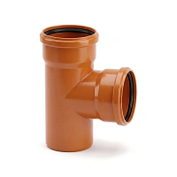 Тройник PP-B Дн 160×160×87° коричневый Ростурпласт-RTP