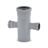 Крестовина 1-плоскостная PP-H Дн 110×50×50×87° HT HTDA серый Ostendorf